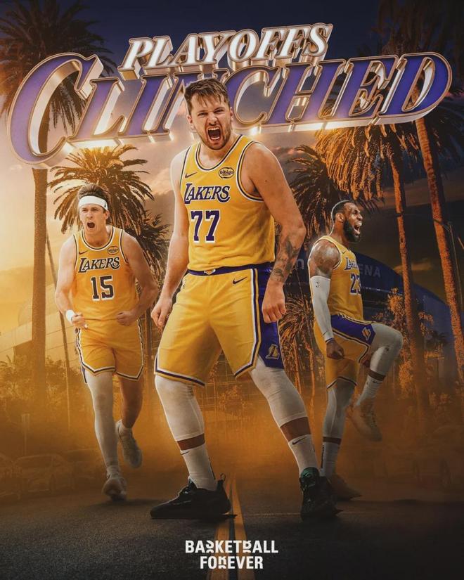 湖人主场力克骑士，东契奇里程碑之夜助球队1