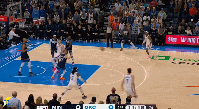 雷霆下半场逆转森林狼 亚历山大砍20+10引领胜利